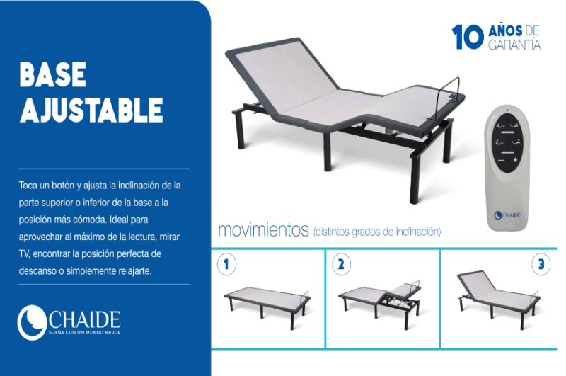Base Chaide Ajustable Ergo - Imagen 6