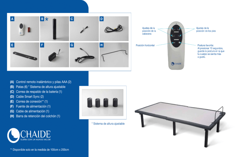 Base Chaide Ajustable Ergo - Imagen 7