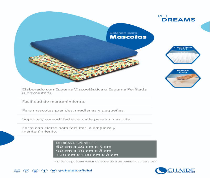 Colchón Chaide Pet Dreams Convoluted - Imagen 2