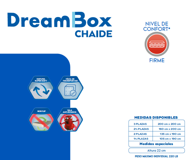 Colchon Chaide Dream Box - Imagen 2