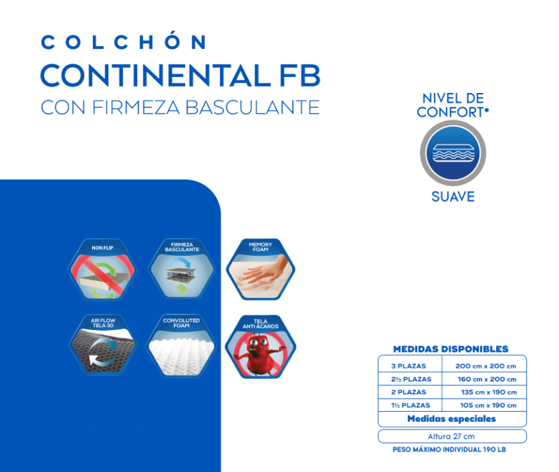 Colchon Chaide Continental FB - Image 2